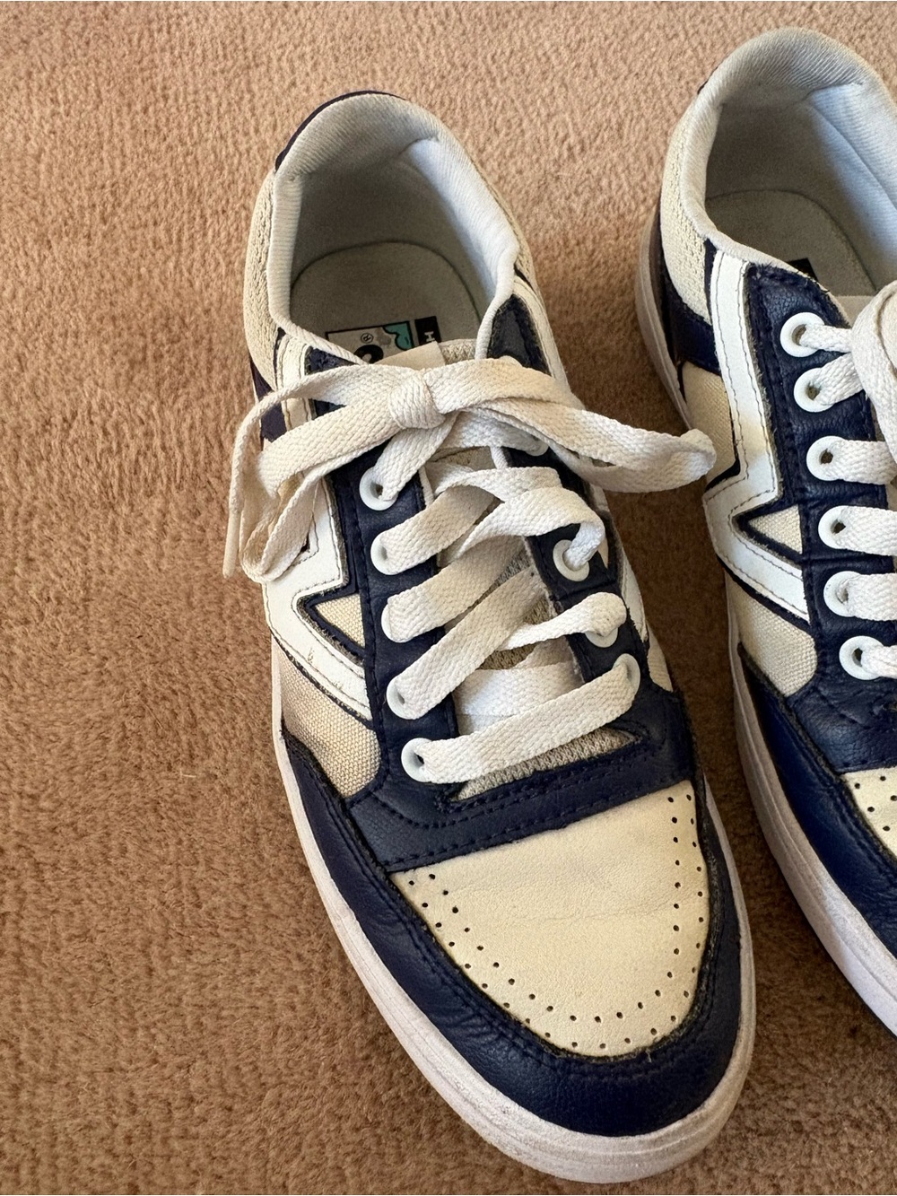 Blue and Off White Vans - Picture 8 of 15
